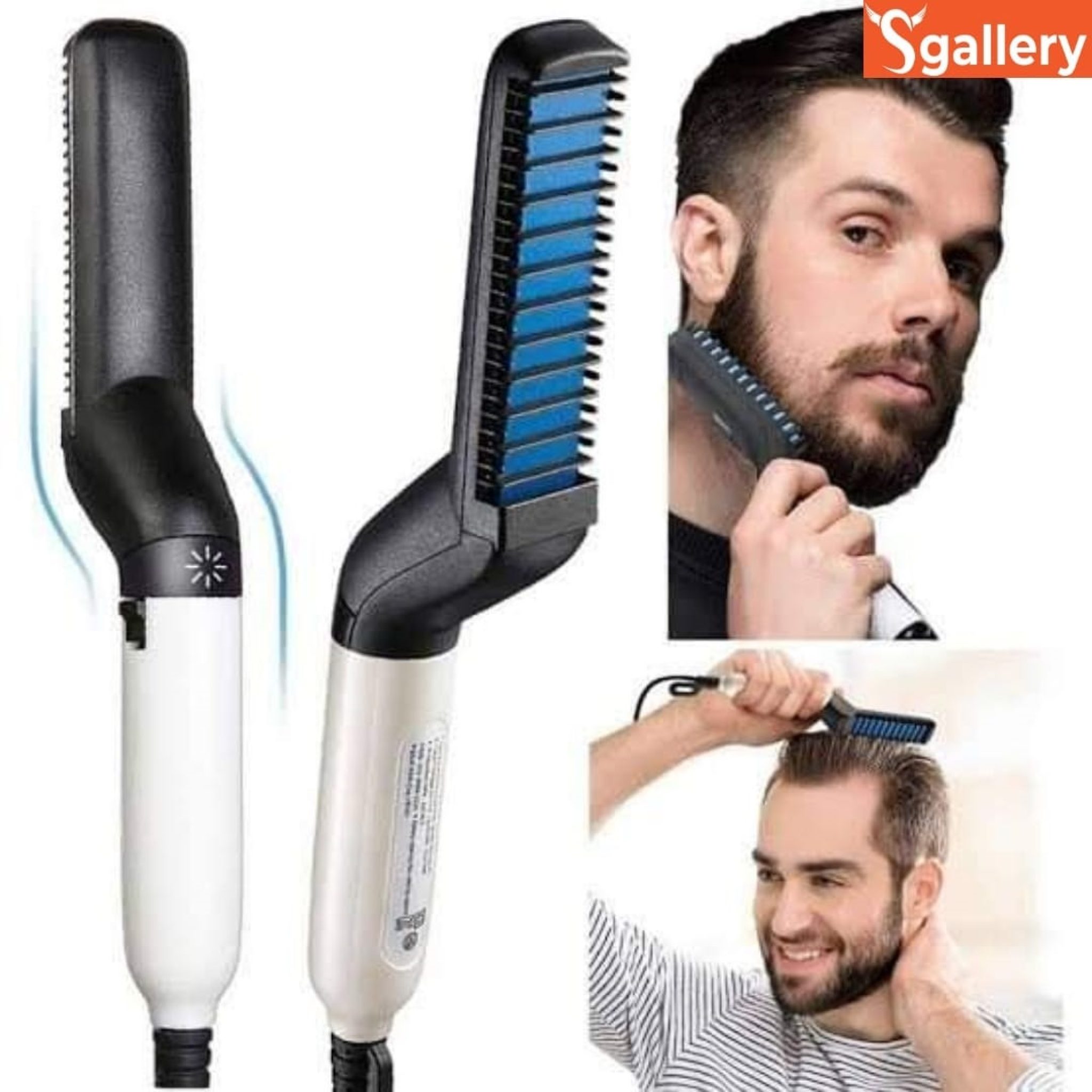 Men’s beard and hair fast straightener modeling chiruni – http ...